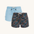 2 Pack UV Swim Shorts - Hollywood Clearwater