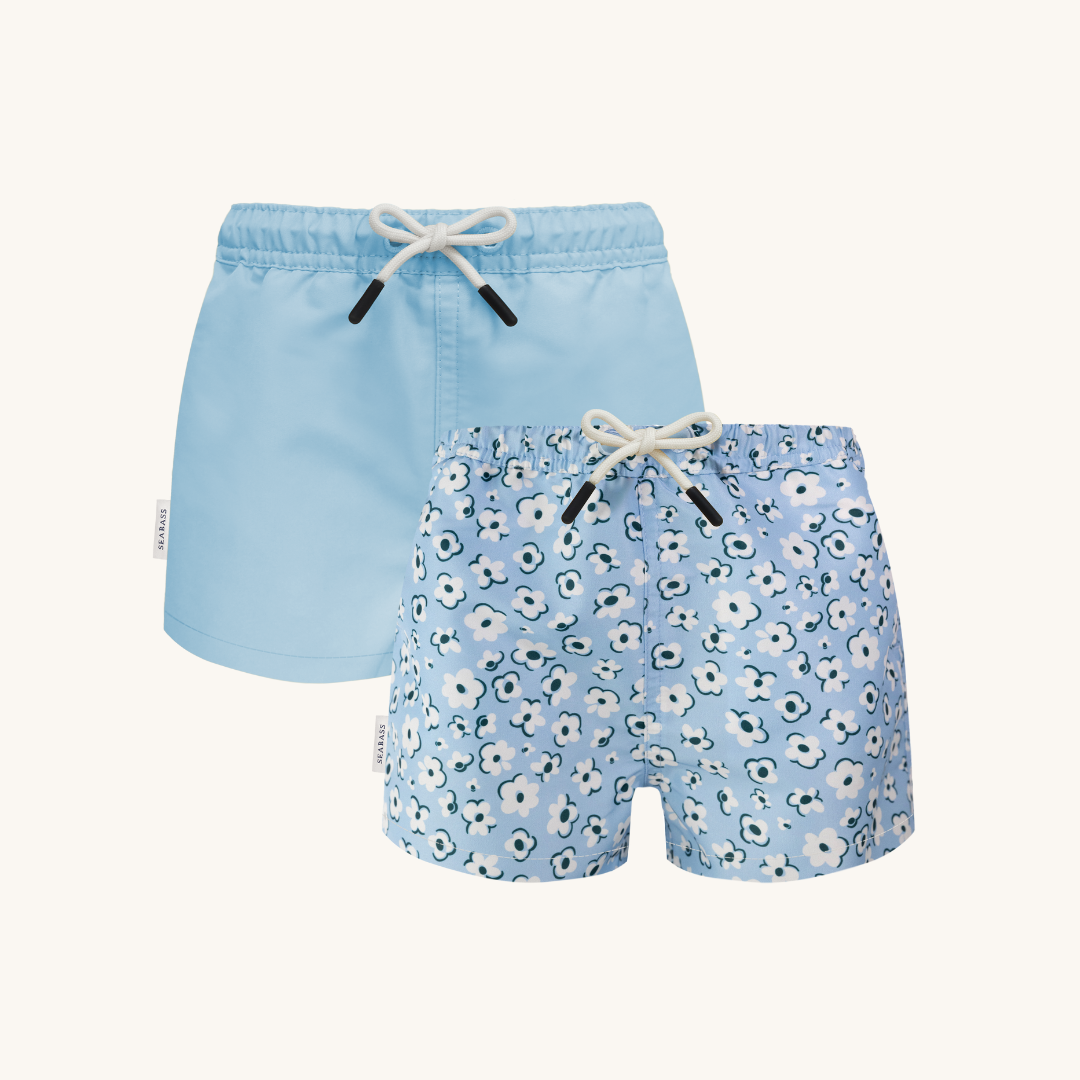 Jungs UV Badeshort Portofino - Grüne Streifen