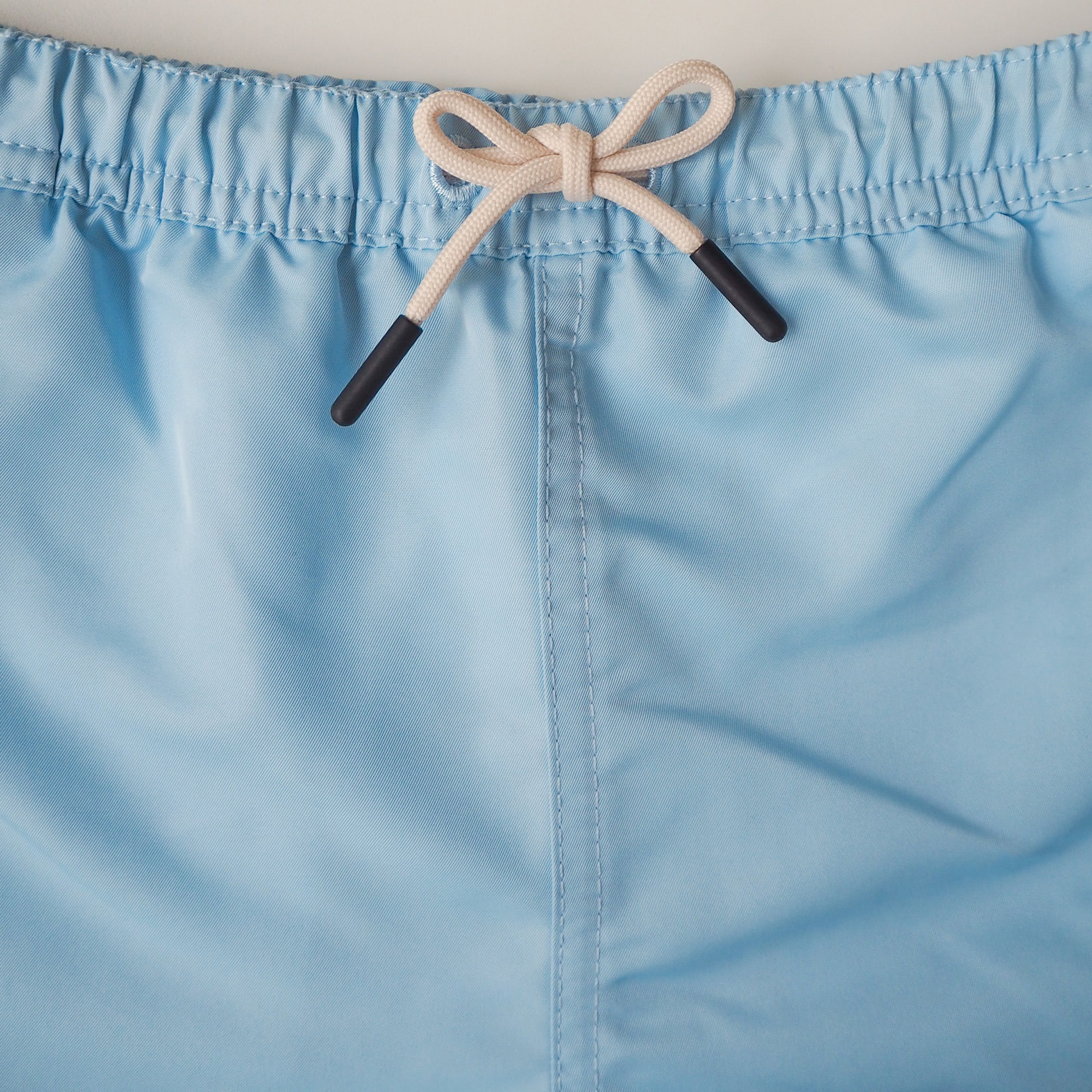 Männer UV Badeshort Hellblau - einfarbig