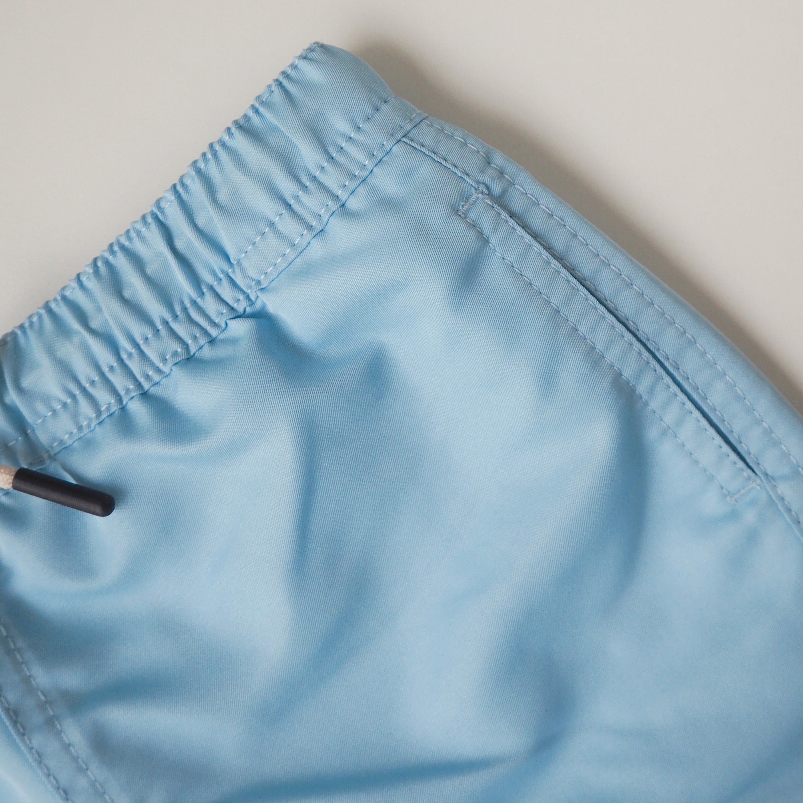 Männer UV Badeshort Hellblau - einfarbig