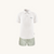 Set of UV Polo Shirt and Swim Short - Portofino White